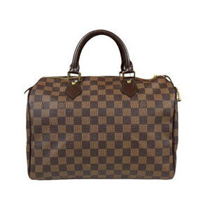 Louis Vuitton Speedy Damier Handbag Canvas Brown